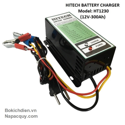 Máy nạp ắc quy 12V HITECH HT1230 , 12V-300Ah